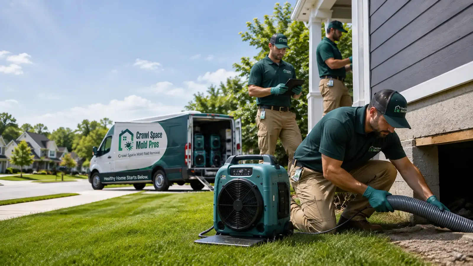 Crawl Space Mold Removal in Blue River, WI